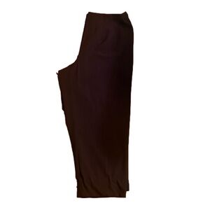 20W Worthington Stretch purple burgundy straight leg side zip trousers